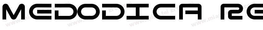 Medodica Regular字体转换